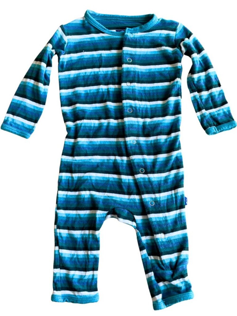 Entire Closet $5! KicKee Pants Bamboo Coverall w/ Snaps Romper PJs Outfit